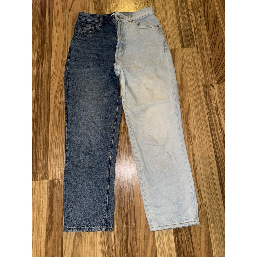 PacSun Women's 27 Half Bleached High Rise‎ Straight Jeans